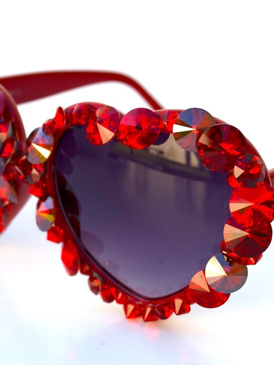 GASOLINE GLAMOUR THIS MEANS WAR LOLITA HEART SUNGLASSES ❤️??? main image 6